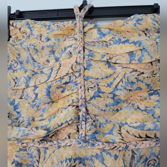 NWOT Veronica Beard Arienne Paisley Silk Halter Top - Picture 6 of 10